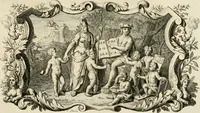 An illustration from Het groot natuur- en zedekundigh werelttoneel, of, Woordenboek van meer dan 1200 aeloude Egiptische, Grieksche en Romeinsche zinnebeelden of beeldenspraek ... : op nieu uit de oirsprongklyke schriften van Cezar Ripa, Zaratino Kastellini, Piërius Valerianus, Horus Apollo en andere ... getrokken in eene alphabetische ordre gebragt, met uitvoerige aenmerkingen en ophelderingen ... door een' ervaren taelen outheitkundigen, hebende voor het overige de uitmuntende dichter, Hubert Korneliszoon Poot dit werk ten opzichte van den text ... in klaer en zuiver Nederduitsch overgeschreven, en achte verscheide zinnebeelden dichtkundige toepassingen gestelt ; met fraeje kunstplaten versiert .. (1743)