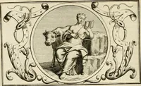 An illustration from Het groot natuur- en zedekundigh werelttoneel, of, Woordenboek van meer dan 1200 aeloude Egiptische, Grieksche en Romeinsche zinnebeelden of beeldenspraek ... : op nieu uit de oirsprongklyke schriften van Cezar Ripa, Zaratino Kastellini, Piërius Valerianus, Horus Apollo en andere ... getrokken in eene alphabetische ordre gebragt, met uitvoerige aenmerkingen en ophelderingen ... door een' ervaren taelen outheitkundigen, hebende voor het overige de uitmuntende dichter, Hubert Korneliszoon Poot dit werk ten opzichte van den text ... in klaer en zuiver Nederduitsch overgeschreven, en achte verscheide zinnebeelden dichtkundige toepassingen gestelt ; met fraeje kunstplaten versiert .. (1743)