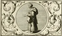 An illustration from Het groot natuur- en zedekundigh werelttoneel, of, Woordenboek van meer dan 1200 aeloude Egiptische, Grieksche en Romeinsche zinnebeelden of beeldenspraek ... : op nieu uit de oirsprongklyke schriften van Cezar Ripa, Zaratino Kastellini, Piërius Valerianus, Horus Apollo en andere ... getrokken in eene alphabetische ordre gebragt, met uitvoerige aenmerkingen en ophelderingen ... door een' ervaren taelen outheitkundigen, hebende voor het overige de uitmuntende dichter, Hubert Korneliszoon Poot dit werk ten opzichte van den text ... in klaer en zuiver Nederduitsch overgeschreven, en achte verscheide zinnebeelden dichtkundige toepassingen gestelt ; met fraeje kunstplaten versiert .. (1743)