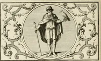 An illustration from Het groot natuur- en zedekundigh werelttoneel, of, Woordenboek van meer dan 1200 aeloude Egiptische, Grieksche en Romeinsche zinnebeelden of beeldenspraek ... : op nieu uit de oirsprongklyke schriften van Cezar Ripa, Zaratino Kastellini, Piërius Valerianus, Horus Apollo en andere ... getrokken in eene alphabetische ordre gebragt, met uitvoerige aenmerkingen en ophelderingen ... door een' ervaren taelen outheitkundigen, hebende voor het overige de uitmuntende dichter, Hubert Korneliszoon Poot dit werk ten opzichte van den text ... in klaer en zuiver Nederduitsch overgeschreven, en achte verscheide zinnebeelden dichtkundige toepassingen gestelt ; met fraeje kunstplaten versiert .. (1743)