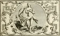 An illustration from Het groot natuur- en zedekundigh werelttoneel, of, Woordenboek van meer dan 1200 aeloude Egiptische, Grieksche en Romeinsche zinnebeelden of beeldenspraek ... : op nieu uit de oirsprongklyke schriften van Cezar Ripa, Zaratino Kastellini, Piërius Valerianus, Horus Apollo en andere ... getrokken in eene alphabetische ordre gebragt, met uitvoerige aenmerkingen en ophelderingen ... door een' ervaren taelen outheitkundigen, hebende voor het overige de uitmuntende dichter, Hubert Korneliszoon Poot dit werk ten opzichte van den text ... in klaer en zuiver Nederduitsch overgeschreven, en achte verscheide zinnebeelden dichtkundige toepassingen gestelt ; met fraeje kunstplaten versiert .. (1743)