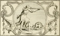 An illustration from Het groot natuur- en zedekundigh werelttoneel, of, Woordenboek van meer dan 1200 aeloude Egiptische, Grieksche en Romeinsche zinnebeelden of beeldenspraek ... : op nieu uit de oirsprongklyke schriften van Cezar Ripa, Zaratino Kastellini, Piërius Valerianus, Horus Apollo en andere ... getrokken in eene alphabetische ordre gebragt, met uitvoerige aenmerkingen en ophelderingen ... door een' ervaren taelen outheitkundigen, hebende voor het overige de uitmuntende dichter, Hubert Korneliszoon Poot dit werk ten opzichte van den text ... in klaer en zuiver Nederduitsch overgeschreven, en achte verscheide zinnebeelden dichtkundige toepassingen gestelt ; met fraeje kunstplaten versiert .. (1743)