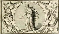 An illustration from Het groot natuur- en zedekundigh werelttoneel, of, Woordenboek van meer dan 1200 aeloude Egiptische, Grieksche en Romeinsche zinnebeelden of beeldenspraek ... : op nieu uit de oirsprongklyke schriften van Cezar Ripa, Zaratino Kastellini, Piërius Valerianus, Horus Apollo en andere ... getrokken in eene alphabetische ordre gebragt, met uitvoerige aenmerkingen en ophelderingen ... door een' ervaren taelen outheitkundigen, hebende voor het overige de uitmuntende dichter, Hubert Korneliszoon Poot dit werk ten opzichte van den text ... in klaer en zuiver Nederduitsch overgeschreven, en achte verscheide zinnebeelden dichtkundige toepassingen gestelt ; met fraeje kunstplaten versiert .. (1743)