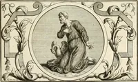 An illustration from Het groot natuur- en zedekundigh werelttoneel, of, Woordenboek van meer dan 1200 aeloude Egiptische, Grieksche en Romeinsche zinnebeelden of beeldenspraek ... : op nieu uit de oirsprongklyke schriften van Cezar Ripa, Zaratino Kastellini, Piërius Valerianus, Horus Apollo en andere ... getrokken in eene alphabetische ordre gebragt, met uitvoerige aenmerkingen en ophelderingen ... door een' ervaren taelen outheitkundigen, hebende voor het overige de uitmuntende dichter, Hubert Korneliszoon Poot dit werk ten opzichte van den text ... in klaer en zuiver Nederduitsch overgeschreven, en achte verscheide zinnebeelden dichtkundige toepassingen gestelt ; met fraeje kunstplaten versiert .. (1743)