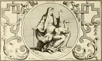 An illustration from Het groot natuur- en zedekundigh werelttoneel, of, Woordenboek van meer dan 1200 aeloude Egiptische, Grieksche en Romeinsche zinnebeelden of beeldenspraek ... : op nieu uit de oirsprongklyke schriften van Cezar Ripa, Zaratino Kastellini, Piërius Valerianus, Horus Apollo en andere ... getrokken in eene alphabetische ordre gebragt, met uitvoerige aenmerkingen en ophelderingen ... door een' ervaren taelen outheitkundigen, hebende voor het overige de uitmuntende dichter, Hubert Korneliszoon Poot dit werk ten opzichte van den text ... in klaer en zuiver Nederduitsch overgeschreven, en achte verscheide zinnebeelden dichtkundige toepassingen gestelt ; met fraeje kunstplaten versiert .. (1743)