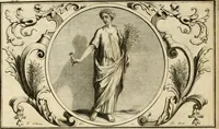 An illustration from Het groot natuur- en zedekundigh werelttoneel, of, Woordenboek van meer dan 1200 aeloude Egiptische, Grieksche en Romeinsche zinnebeelden of beeldenspraek ... : op nieu uit de oirsprongklyke schriften van Cezar Ripa, Zaratino Kastellini, Piërius Valerianus, Horus Apollo en andere ... getrokken in eene alphabetische ordre gebragt, met uitvoerige aenmerkingen en ophelderingen ... door een' ervaren taelen outheitkundigen, hebende voor het overige de uitmuntende dichter, Hubert Korneliszoon Poot dit werk ten opzichte van den text ... in klaer en zuiver Nederduitsch overgeschreven, en achte verscheide zinnebeelden dichtkundige toepassingen gestelt ; met fraeje kunstplaten versiert .. (1743)
