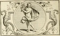 An illustration from Het groot natuur- en zedekundigh werelttoneel, of, Woordenboek van meer dan 1200 aeloude Egiptische, Grieksche en Romeinsche zinnebeelden of beeldenspraek ... : op nieu uit de oirsprongklyke schriften van Cezar Ripa, Zaratino Kastellini, Piërius Valerianus, Horus Apollo en andere ... getrokken in eene alphabetische ordre gebragt, met uitvoerige aenmerkingen en ophelderingen ... door een' ervaren taelen outheitkundigen, hebende voor het overige de uitmuntende dichter, Hubert Korneliszoon Poot dit werk ten opzichte van den text ... in klaer en zuiver Nederduitsch overgeschreven, en achte verscheide zinnebeelden dichtkundige toepassingen gestelt ; met fraeje kunstplaten versiert .. (1743)