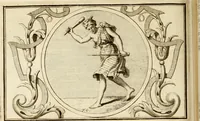 An illustration from Het groot natuur- en zedekundigh werelttoneel, of, Woordenboek van meer dan 1200 aeloude Egiptische, Grieksche en Romeinsche zinnebeelden of beeldenspraek ... : op nieu uit de oirsprongklyke schriften van Cezar Ripa, Zaratino Kastellini, Piërius Valerianus, Horus Apollo en andere ... getrokken in eene alphabetische ordre gebragt, met uitvoerige aenmerkingen en ophelderingen ... door een' ervaren taelen outheitkundigen, hebende voor het overige de uitmuntende dichter, Hubert Korneliszoon Poot dit werk ten opzichte van den text ... in klaer en zuiver Nederduitsch overgeschreven, en achte verscheide zinnebeelden dichtkundige toepassingen gestelt ; met fraeje kunstplaten versiert .. (1743)