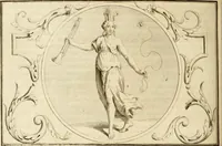 An illustration from Het groot natuur- en zedekundigh werelttoneel, of, Woordenboek van meer dan 1200 aeloude Egiptische, Grieksche en Romeinsche zinnebeelden of beeldenspraek ... : op nieu uit de oirsprongklyke schriften van Cezar Ripa, Zaratino Kastellini, Piërius Valerianus, Horus Apollo en andere ... getrokken in eene alphabetische ordre gebragt, met uitvoerige aenmerkingen en ophelderingen ... door een' ervaren taelen outheitkundigen, hebende voor het overige de uitmuntende dichter, Hubert Korneliszoon Poot dit werk ten opzichte van den text ... in klaer en zuiver Nederduitsch overgeschreven, en achte verscheide zinnebeelden dichtkundige toepassingen gestelt ; met fraeje kunstplaten versiert .. (1743)