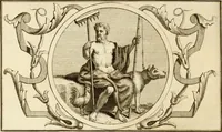 An illustration from Het groot natuur- en zedekundigh werelttoneel, of, Woordenboek van meer dan 1200 aeloude Egiptische, Grieksche en Romeinsche zinnebeelden of beeldenspraek ... : op nieu uit de oirsprongklyke schriften van Cezar Ripa, Zaratino Kastellini, Piërius Valerianus, Horus Apollo en andere ... getrokken in eene alphabetische ordre gebragt, met uitvoerige aenmerkingen en ophelderingen ... door een' ervaren taelen outheitkundigen, hebende voor het overige de uitmuntende dichter, Hubert Korneliszoon Poot dit werk ten opzichte van den text ... in klaer en zuiver Nederduitsch overgeschreven, en achte verscheide zinnebeelden dichtkundige toepassingen gestelt ; met fraeje kunstplaten versiert .. (1743)