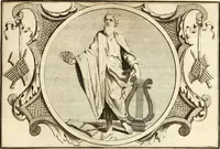 An illustration from Het groot natuur- en zedekundigh werelttoneel, of, Woordenboek van meer dan 1200 aeloude Egiptische, Grieksche en Romeinsche zinnebeelden of beeldenspraek ... : op nieu uit de oirsprongklyke schriften van Cezar Ripa, Zaratino Kastellini, Piërius Valerianus, Horus Apollo en andere ... getrokken in eene alphabetische ordre gebragt, met uitvoerige aenmerkingen en ophelderingen ... door een' ervaren taelen outheitkundigen, hebende voor het overige de uitmuntende dichter, Hubert Korneliszoon Poot dit werk ten opzichte van den text ... in klaer en zuiver Nederduitsch overgeschreven, en achte verscheide zinnebeelden dichtkundige toepassingen gestelt ; met fraeje kunstplaten versiert .. (1743)