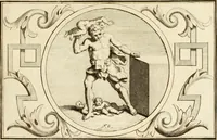 An illustration from Het groot natuur- en zedekundigh werelttoneel, of, Woordenboek van meer dan 1200 aeloude Egiptische, Grieksche en Romeinsche zinnebeelden of beeldenspraek ... : op nieu uit de oirsprongklyke schriften van Cezar Ripa, Zaratino Kastellini, Piërius Valerianus, Horus Apollo en andere ... getrokken in eene alphabetische ordre gebragt, met uitvoerige aenmerkingen en ophelderingen ... door een' ervaren taelen outheitkundigen, hebende voor het overige de uitmuntende dichter, Hubert Korneliszoon Poot dit werk ten opzichte van den text ... in klaer en zuiver Nederduitsch overgeschreven, en achte verscheide zinnebeelden dichtkundige toepassingen gestelt ; met fraeje kunstplaten versiert .. (1743)