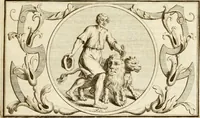 An illustration from Het groot natuur- en zedekundigh werelttoneel, of, Woordenboek van meer dan 1200 aeloude Egiptische, Grieksche en Romeinsche zinnebeelden of beeldenspraek ... : op nieu uit de oirsprongklyke schriften van Cezar Ripa, Zaratino Kastellini, Piërius Valerianus, Horus Apollo en andere ... getrokken in eene alphabetische ordre gebragt, met uitvoerige aenmerkingen en ophelderingen ... door een' ervaren taelen outheitkundigen, hebende voor het overige de uitmuntende dichter, Hubert Korneliszoon Poot dit werk ten opzichte van den text ... in klaer en zuiver Nederduitsch overgeschreven, en achte verscheide zinnebeelden dichtkundige toepassingen gestelt ; met fraeje kunstplaten versiert .. (1743)