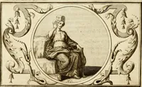 An illustration from Het groot natuur- en zedekundigh werelttoneel, of, Woordenboek van meer dan 1200 aeloude Egiptische, Grieksche en Romeinsche zinnebeelden of beeldenspraek ... : op nieu uit de oirsprongklyke schriften van Cezar Ripa, Zaratino Kastellini, Piërius Valerianus, Horus Apollo en andere ... getrokken in eene alphabetische ordre gebragt, met uitvoerige aenmerkingen en ophelderingen ... door een' ervaren taelen outheitkundigen, hebende voor het overige de uitmuntende dichter, Hubert Korneliszoon Poot dit werk ten opzichte van den text ... in klaer en zuiver Nederduitsch overgeschreven, en achte verscheide zinnebeelden dichtkundige toepassingen gestelt ; met fraeje kunstplaten versiert .. (1743)