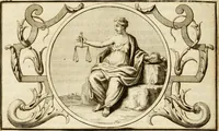 An illustration from Het groot natuur- en zedekundigh werelttoneel, of, Woordenboek van meer dan 1200 aeloude Egiptische, Grieksche en Romeinsche zinnebeelden of beeldenspraek ... : op nieu uit de oirsprongklyke schriften van Cezar Ripa, Zaratino Kastellini, Piërius Valerianus, Horus Apollo en andere ... getrokken in eene alphabetische ordre gebragt, met uitvoerige aenmerkingen en ophelderingen ... door een' ervaren taelen outheitkundigen, hebende voor het overige de uitmuntende dichter, Hubert Korneliszoon Poot dit werk ten opzichte van den text ... in klaer en zuiver Nederduitsch overgeschreven, en achte verscheide zinnebeelden dichtkundige toepassingen gestelt ; met fraeje kunstplaten versiert .. (1743)
