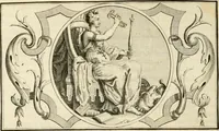 An illustration from Het groot natuur- en zedekundigh werelttoneel, of, Woordenboek van meer dan 1200 aeloude Egiptische, Grieksche en Romeinsche zinnebeelden of beeldenspraek ... : op nieu uit de oirsprongklyke schriften van Cezar Ripa, Zaratino Kastellini, Piërius Valerianus, Horus Apollo en andere ... getrokken in eene alphabetische ordre gebragt, met uitvoerige aenmerkingen en ophelderingen ... door een' ervaren taelen outheitkundigen, hebende voor het overige de uitmuntende dichter, Hubert Korneliszoon Poot dit werk ten opzichte van den text ... in klaer en zuiver Nederduitsch overgeschreven, en achte verscheide zinnebeelden dichtkundige toepassingen gestelt ; met fraeje kunstplaten versiert .. (1743)