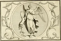 An illustration from Het groot natuur- en zedekundigh werelttoneel, of, Woordenboek van meer dan 1200 aeloude Egiptische, Grieksche en Romeinsche zinnebeelden of beeldenspraek ... : op nieu uit de oirsprongklyke schriften van Cezar Ripa, Zaratino Kastellini, Piërius Valerianus, Horus Apollo en andere ... getrokken in eene alphabetische ordre gebragt, met uitvoerige aenmerkingen en ophelderingen ... door een' ervaren taelen outheitkundigen, hebende voor het overige de uitmuntende dichter, Hubert Korneliszoon Poot dit werk ten opzichte van den text ... in klaer en zuiver Nederduitsch overgeschreven, en achte verscheide zinnebeelden dichtkundige toepassingen gestelt ; met fraeje kunstplaten versiert .. (1743)