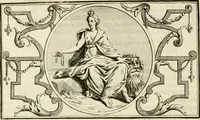 An illustration from Het groot natuur- en zedekundigh werelttoneel, of, Woordenboek van meer dan 1200 aeloude Egiptische, Grieksche en Romeinsche zinnebeelden of beeldenspraek ... : op nieu uit de oirsprongklyke schriften van Cezar Ripa, Zaratino Kastellini, Piërius Valerianus, Horus Apollo en andere ... getrokken in eene alphabetische ordre gebragt, met uitvoerige aenmerkingen en ophelderingen ... door een' ervaren taelen outheitkundigen, hebende voor het overige de uitmuntende dichter, Hubert Korneliszoon Poot dit werk ten opzichte van den text ... in klaer en zuiver Nederduitsch overgeschreven, en achte verscheide zinnebeelden dichtkundige toepassingen gestelt ; met fraeje kunstplaten versiert .. (1743)