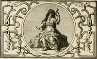 An illustration from Het groot natuur- en zedekundigh werelttoneel, of, Woordenboek van meer dan 1200 aeloude Egiptische, Grieksche en Romeinsche zinnebeelden of beeldenspraek ... : op nieu uit de oirsprongklyke schriften van Cezar Ripa, Zaratino Kastellini, Piërius Valerianus, Horus Apollo en andere ... getrokken in eene alphabetische ordre gebragt, met uitvoerige aenmerkingen en ophelderingen ... door een' ervaren taelen outheitkundigen, hebende voor het overige de uitmuntende dichter, Hubert Korneliszoon Poot dit werk ten opzichte van den text ... in klaer en zuiver Nederduitsch overgeschreven, en achte verscheide zinnebeelden dichtkundige toepassingen gestelt ; met fraeje kunstplaten versiert .. (1743)