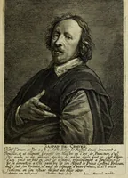 An illustration from Het gulden cabinet vande edel vry schilder const : inhoudende den lof vande vermarste schilders, architecte, beldthowers, ende plaetsnyders, van dese eeuw (1662)
