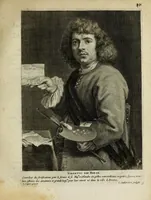 An illustration from Het gulden cabinet vande edel vry schilder const : inhoudende den lof vande vermarste schilders, architecte, beldthowers, ende plaetsnyders, van dese eeuw (1662)