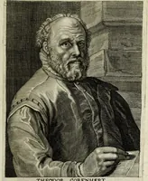 An illustration from Het gulden cabinet vande edel vry schilder const : inhoudende den lof vande vermarste schilders, architecte, beldthowers, ende plaetsnyders, van dese eeuw (1662)