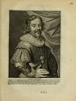 An illustration from Het gulden cabinet vande edel vry schilder const : inhoudende den lof vande vermarste schilders, architecte, beldthowers, ende plaetsnyders, van dese eeuw (1662)