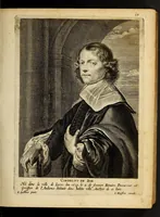 Picture 2 of 54 from Het gulden cabinet van de edele vry schilder-const : ontsloten door den lanck ghewenschten vrede tusschen de twee machtighe croonen van Spaignien en Vrancryck : waer-inne begrepen is den ontsterffe-lijcken loff vande vermaerste constiminnende geesten ende schilders van dese eeuw, hier inne meest naer het leven af-gebeldt, verciert met veel vermakelijcke rijmen ende spreucken (1662), leaf 25