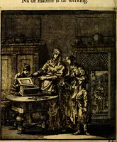 Picture 29 of 50 from Het leezaam huisraad, vertoond in vyftig konstige figuuren, met godlyke spruken en stichtelyke verzen (1711), leaf 109