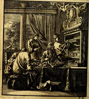 An illustration from Het leezaam huisraad, vertoond in vyftig konstige figuuren, met godlyke spruken en stichtelyke verzen (1711)