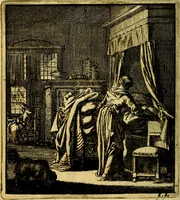 Picture 5 of 50 from Het leezaam huisraad, vertoond in vyftig konstige figuuren, met godlyke spruken en stichtelyke verzen (1711), leaf 21