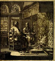 An illustration from Het leezaam huisraad, vertoond in vyftig konstige figuuren, met godlyke spruken en stichtelyke verzen (1711)