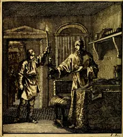 An illustration from Het leezaam huisraad, vertoond in vyftig konstige figuuren, met godlyke spruken en stichtelyke verzen (1711)