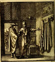 An illustration from Het leezaam huisraad, vertoond in vyftig konstige figuuren, met godlyke spruken en stichtelyke verzen (1711)