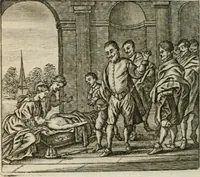 An illustration from Het masker vande wereldt afgetrocken (1733)