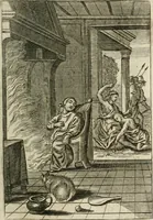 An illustration from Het masker vande wereldt afgetrocken (1733)