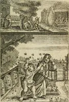 An illustration from Het masker vande wereldt afgetrocken (1733)