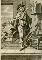 An illustration from Het masker vande wereldt afgetrocken (1733)