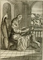 An illustration from Het masker vande wereldt afgetrocken (1733)