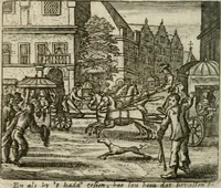 An illustration from Het masker vande wereldt afgetrocken (1733)