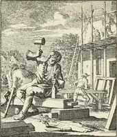 An illustration from Het menselyk bedryf (1694)