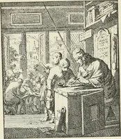 An illustration from Het menselyk bedryf (1694)