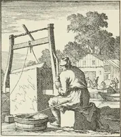 An illustration from Het menselyk bedryf (1694)