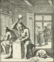An illustration from Het menselyk bedryf (1694)