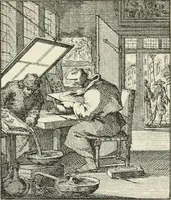 An illustration from Het menselyk bedryf (1694)