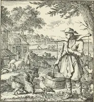 An illustration from Het menselyk bedryf (1694)