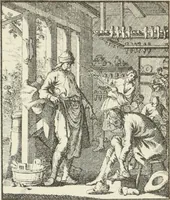An illustration from Het menselyk bedryf (1694)