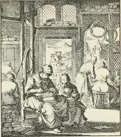 An illustration from Het menselyk bedryf (1694)