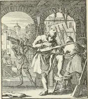An illustration from Het menselyk bedryf (1694)