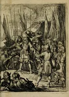 An illustration from Het ontroerde Nederlandt, door de wapenen des konings van Vrankryk : dat is een waarchtigh verhaal van den Fransen, Engelsen, Keulsen, en Munstersen oorlogh, tegen de Vereenigde Nederlanden, met desselfs binnelandtse beroerten ... (1674)